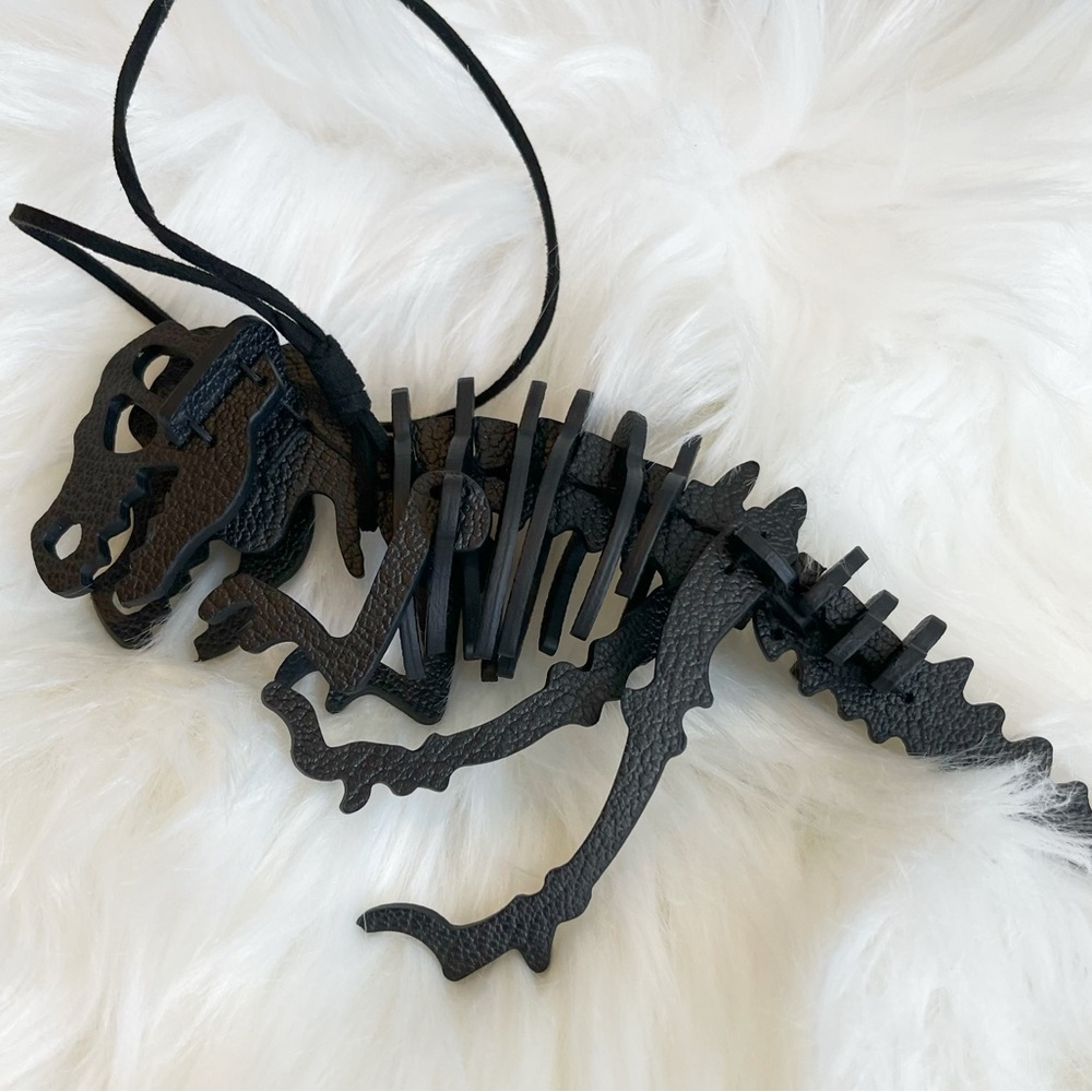 Large Handmade Dinosaur Bag Charm - Picture 7 of 8